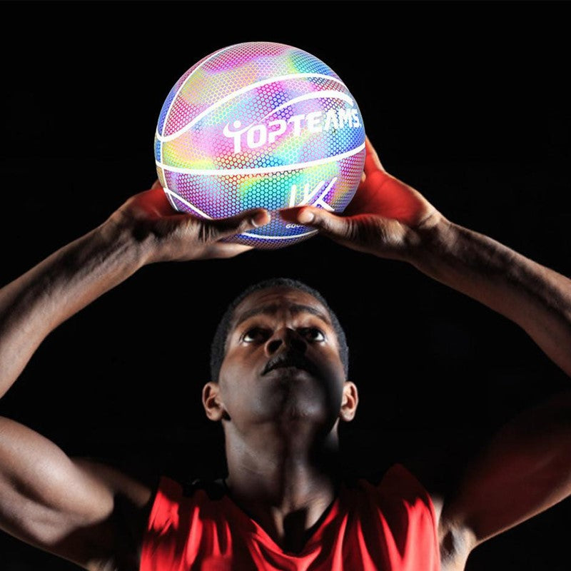 Reflective Luminous Wear Resistant Glow Lighting Basketball Reflective Luminous Wear Resistant Glow Lighting Basketball